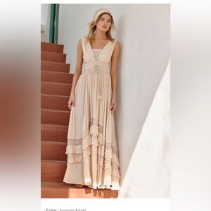 Free People Santa Maria Maxi Dress XS